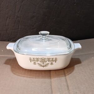 1 Qt. Corningware Casserole Dish with Glass Lid JC Penney RARE!!!